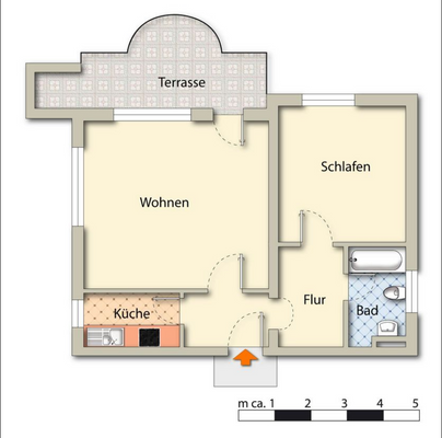 Grundriss Gartengeschoss