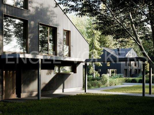 Visualisierung der Doppelhaushälften