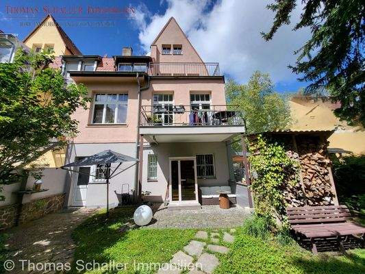 Sicht vom Garten aus 