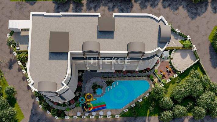 New Flats with Sea and Nature Views in Mersin Ayaş