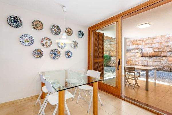 Essbereich mit Terrassenzugang