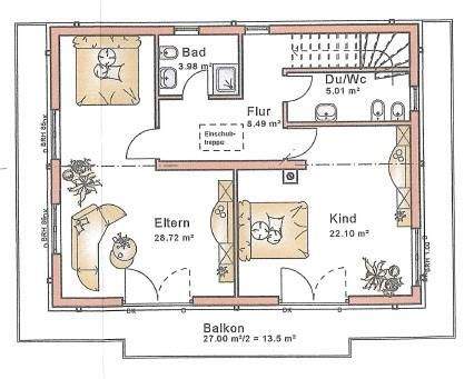 Variante 2 - Grundriss OG