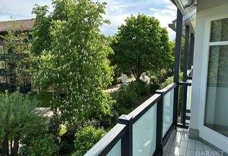 Blick vom Balkon