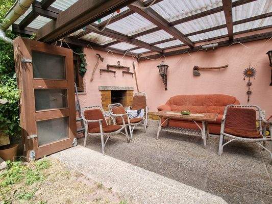 Überdachte Terrasse