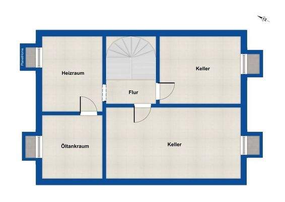 Grundriss Keller