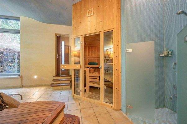 Sauna im Souterrain