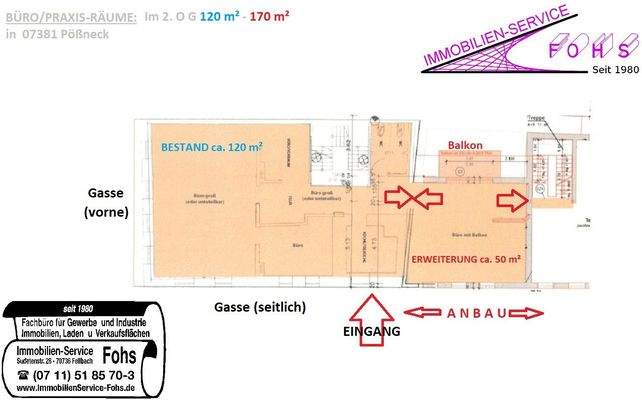 Pößneck- Grundriss-NEU-ANBAU Büro  2 .OG + Balkon