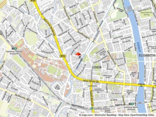 Geolyzer Kartenausschnitt