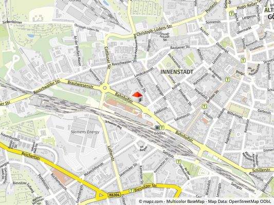 Geolyzer Kartenausschnitt