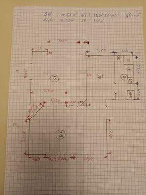 Planimetrie mit Maßen