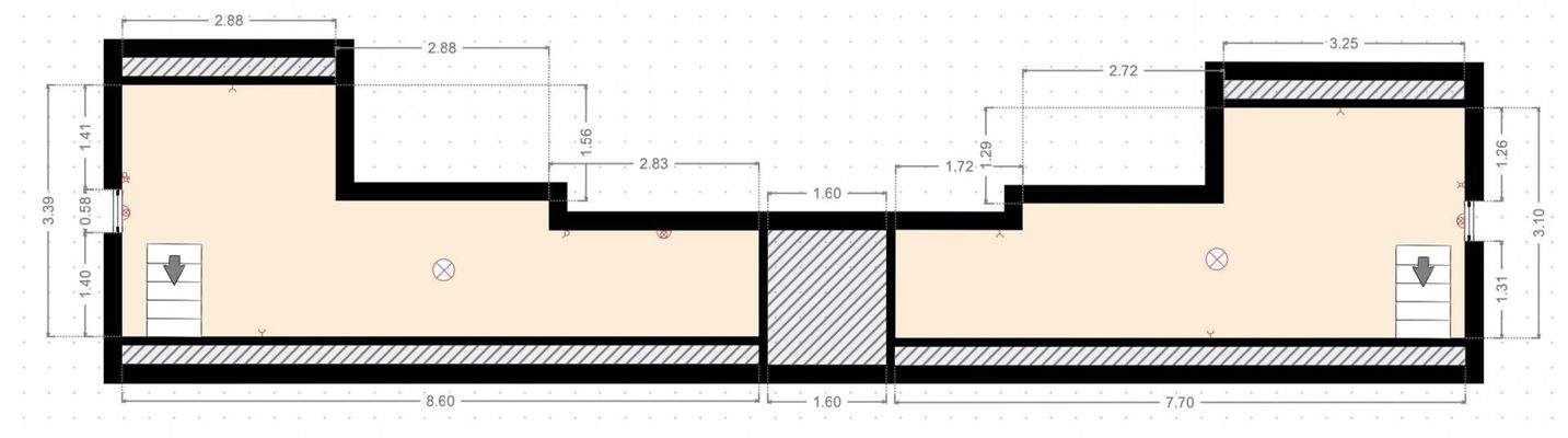 Grundriss Spitzbogen