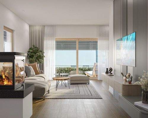 Lichtdurchflutetes Wohnzimmer