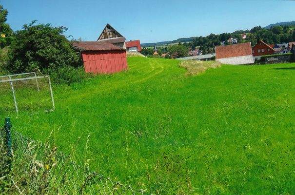 Geräteschuppen auf dem Baugrundstück