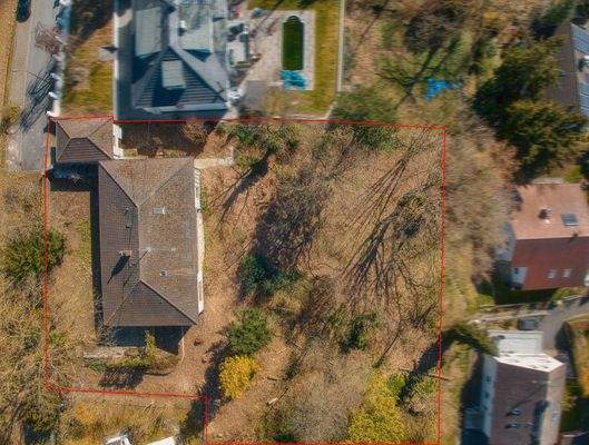 Markiertes Grundstück