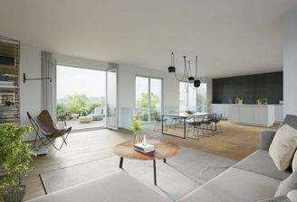 großzügige Wohnebene mit Dachterrasse