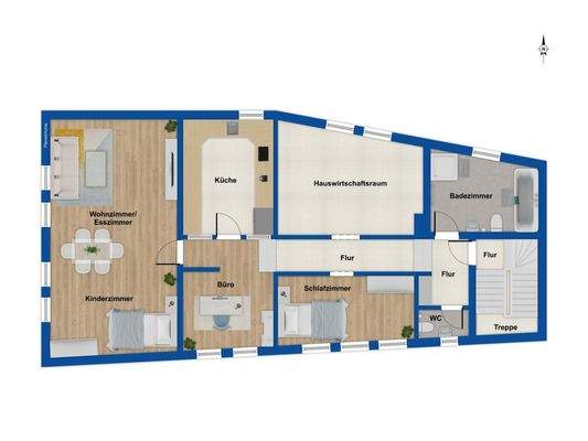 Grundriss Obergeschoss