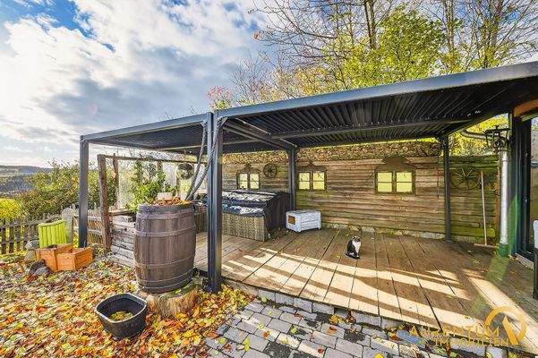 Überdachte Terrasse