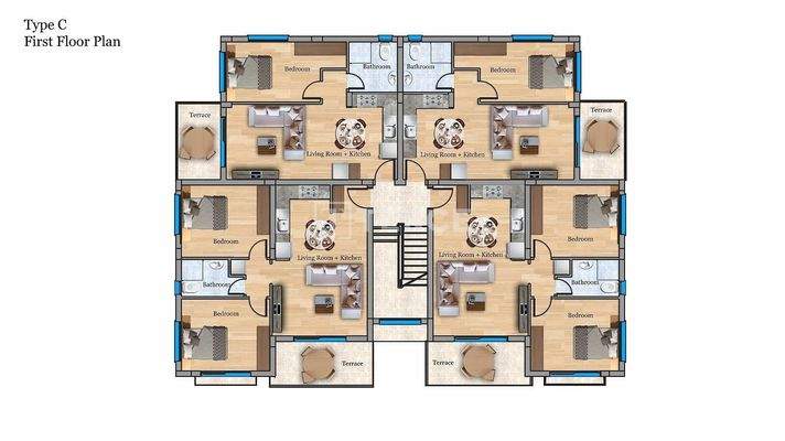 Brand New Properties Near Gazimağusa Center in North Cyprus