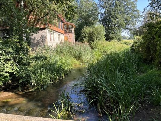 Flußlauf Wassermühle