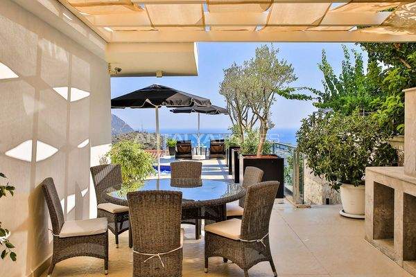 Sea and Mountain-View Villa with Private Pool in Kalkan Kaş