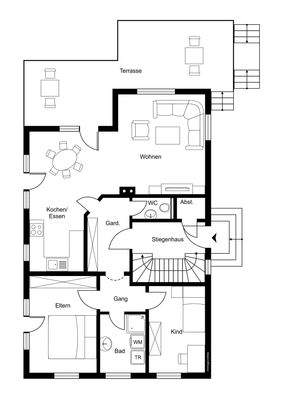 Grundriss EG ohne Maßstab