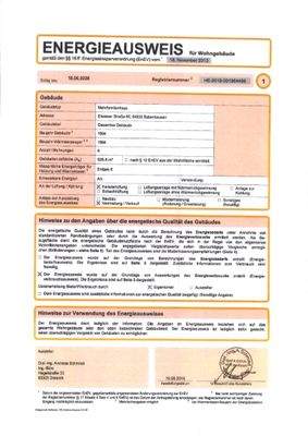 Energieausweis 1