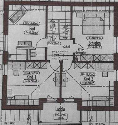 Grundriss Dachgeschoss