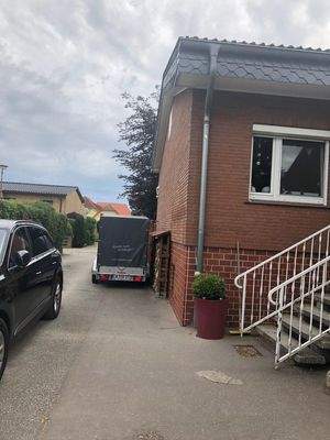 Blick von der Garage