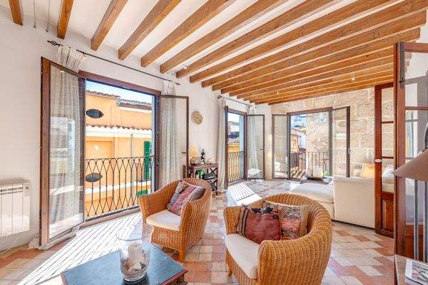 Aufgeschlossenes Wohnzimmer