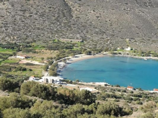 Kreta, Kavousi: Baugrundstück mit Meerblick in Tho