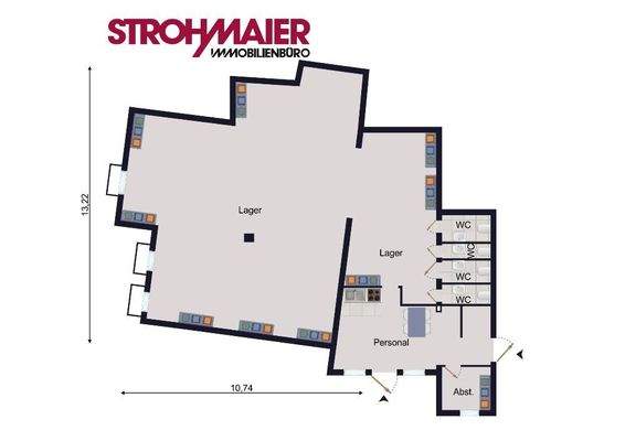Grundriss Lager