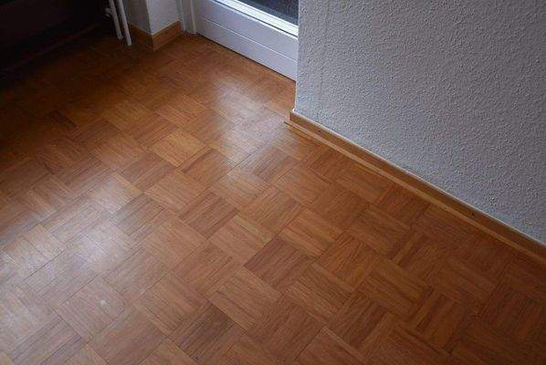 Parkett gepflegt