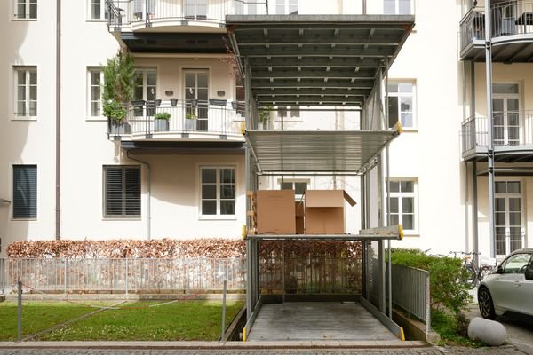 Stellplatz unterirdisches Parksystem