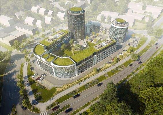 Büropark_Vogelperspektive