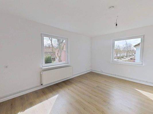 Ansicht I: Wohn- und Esszimmer