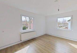 Ansicht I: Wohn- und Esszimmer