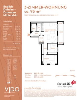 1.15 Grundriss 3-Zimmer