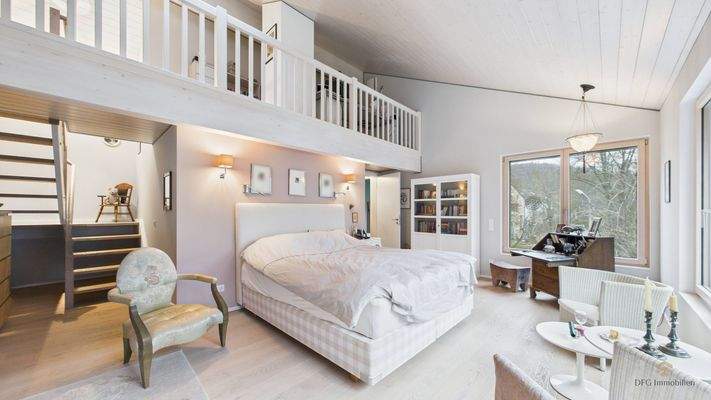 Schlafzimmer mit Galerie