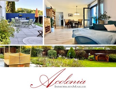 Acolonia Immobilienmakler: An den Sieben Bäumen in Frechen: Sanierte Terrassen + Gartenwohnung mit Weitblick