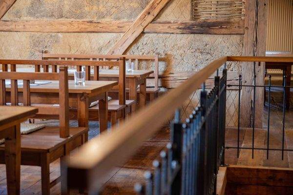 originale Lehmputzwand aus dem 16 Jahrhundert