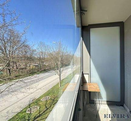 Loggia in Südwest-Ausrichtung