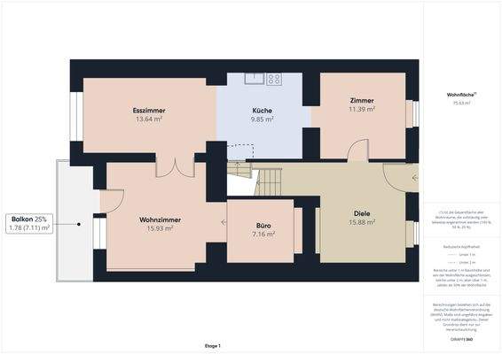 Erdgeschoss Grundriss