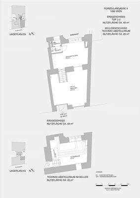 Plan Porzellangasse 9 Top 2-3