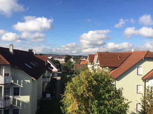 Blick vom Balkon