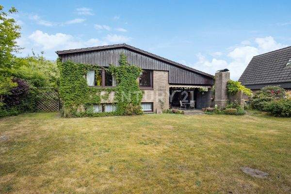 Hintere Ansicht und Garten