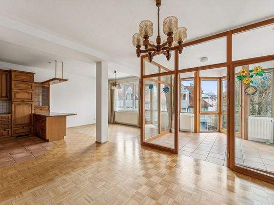 Wohnbereich mit offener Küche