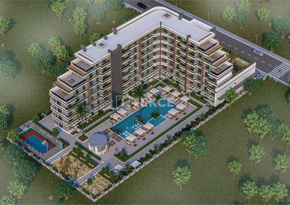 Spacious and Bright Apartments for Sale in Antalya Altıntaş