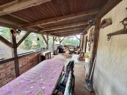 Überdachte Terrasse 