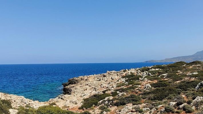 Kreta, Marathi: Riesiges Grundstück direkt am Meer zu verkaufen