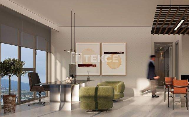 Stylish Offices for Sale in a Central Location in Yenişehir Mersin